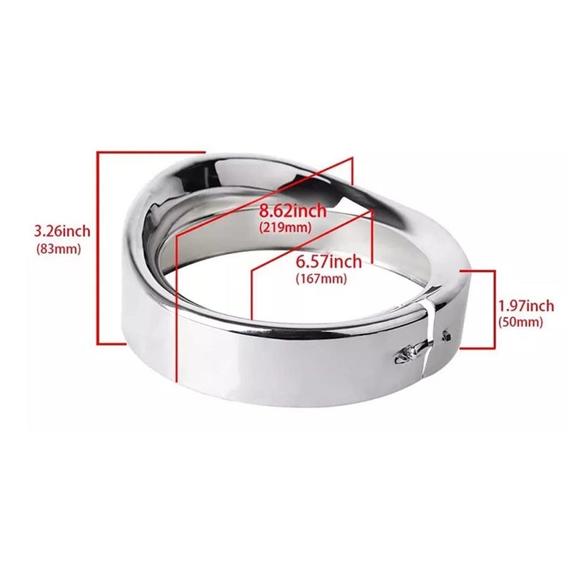 SKTYANTS 7 inch Motorcycle Trim Ring 7" inch Headlight For Motorcycle 12-14 FLD 94-14 FLHR 86-14-FLST (Chrome) - Image 2